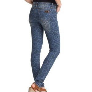 Michael Kors Paisley Printed Skinny Jeans Size 8 Animal print vibe